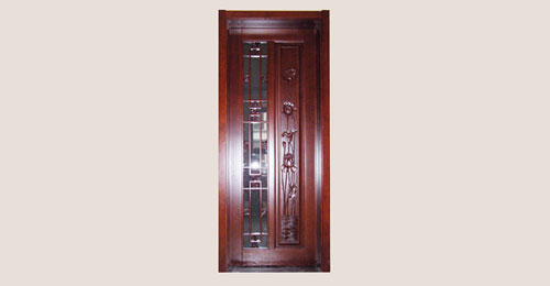 巫山卧室门选红木门中式风格还是白色好