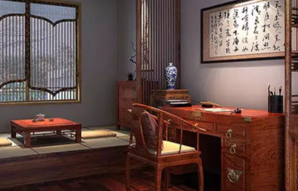 巫山书房中式设计美来源于细节